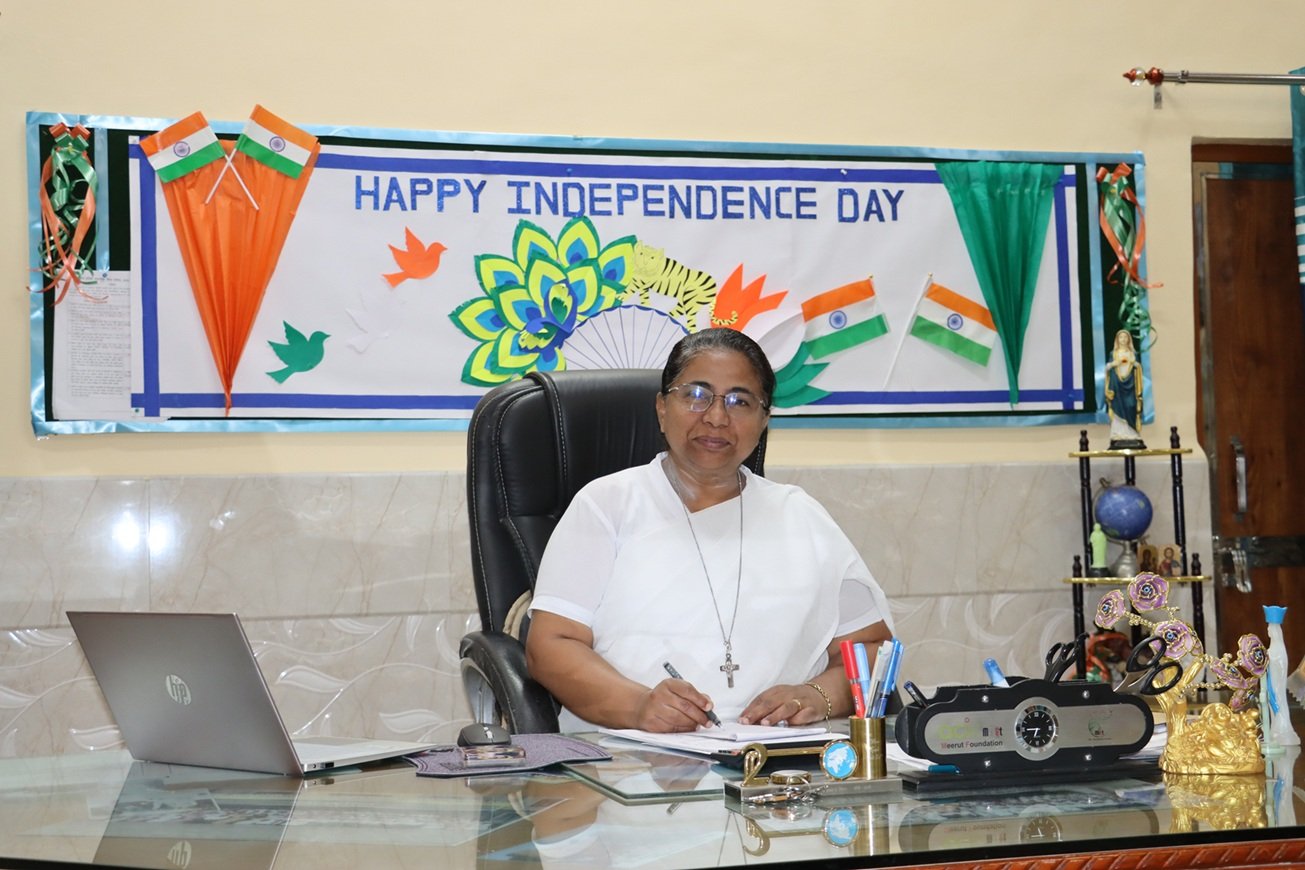 Portrait of the Principal, Sr. Meena Naidu